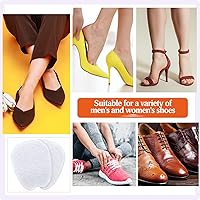 Vista 5 de Zhanmai 9 Pairs Felt Tongue Pads for Shoes, Soft Self-Adhesive Shoe Tongue Pads for Men and Women, Non Slip Cushion Inserts to Fills Instep Space