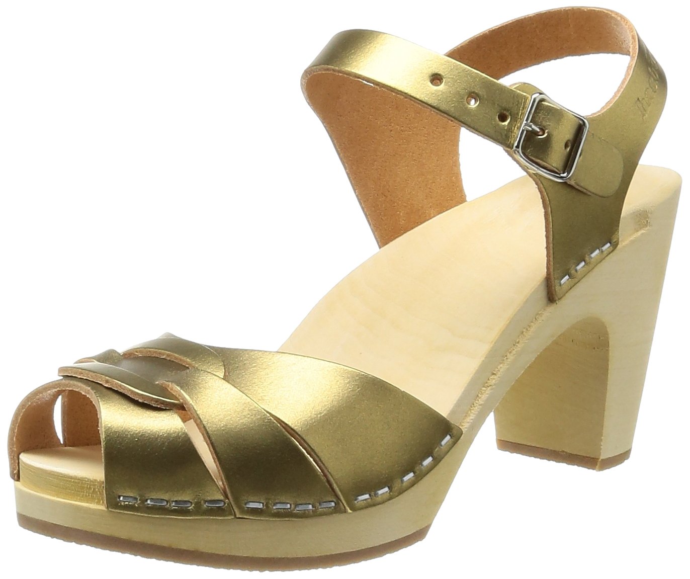 Swedish hasbeens Women's Peep Toe Super High Platform Sandal