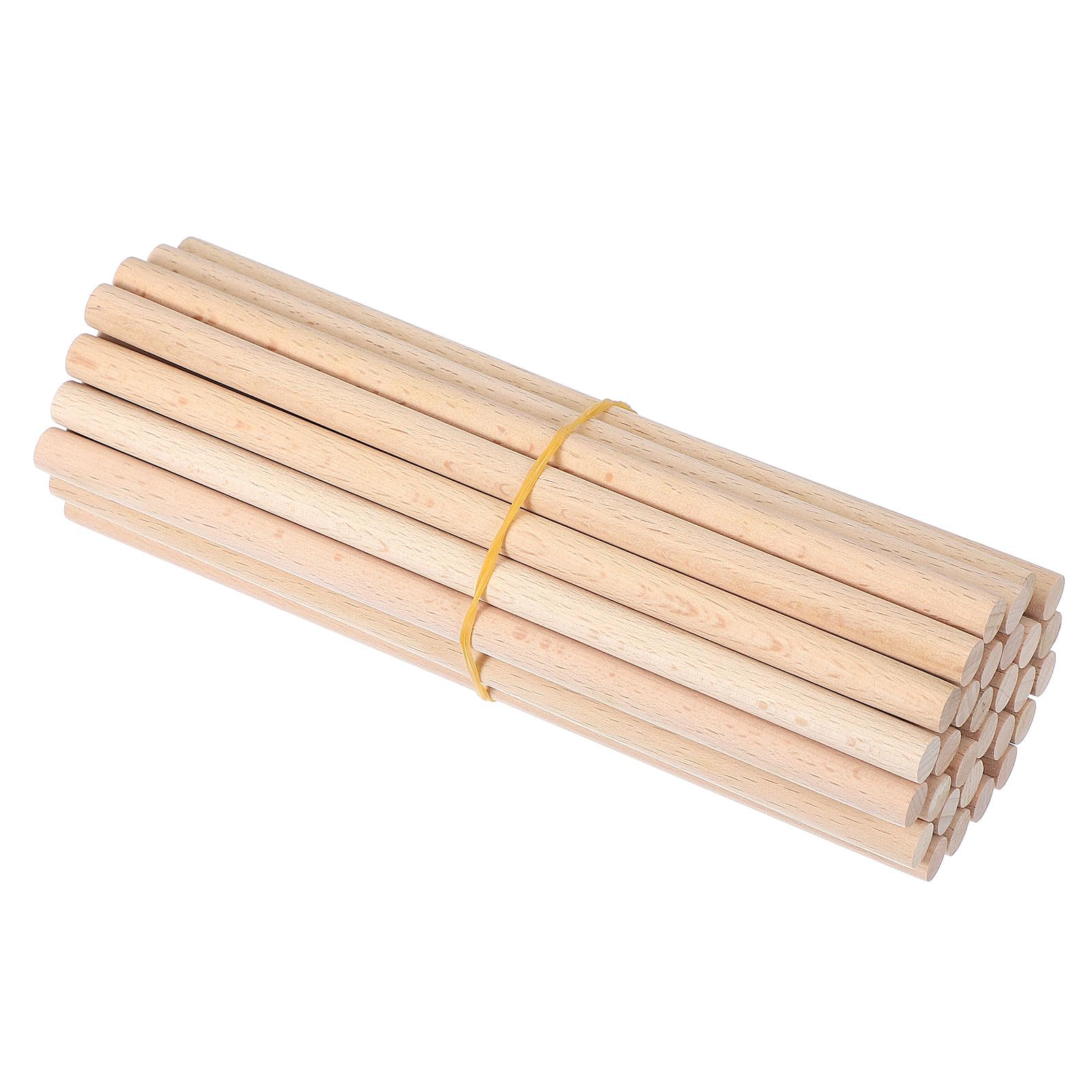 PATIKIL 3/8 x 8 Inch Wooden Dowel Rod