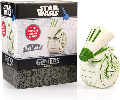Miniatura 4 de STAR WARS Geeki Tikis D-0 Taza de cerámica estilo Tiki oficial coleccionable  Capacidad para 12 onzas