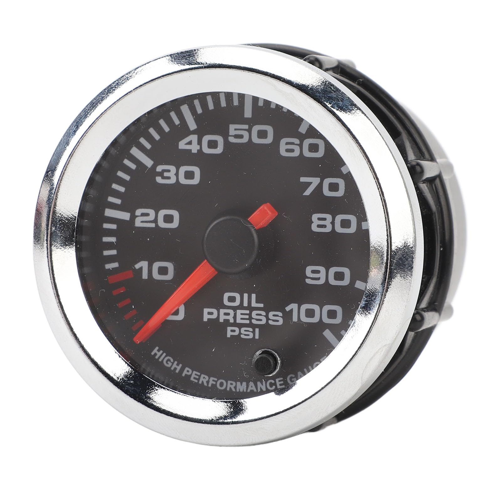 Aramox Manometro Digitale Pressione Olio Auto, Display 12V, 52 mm, 0-100 PSI, Alta Precisione