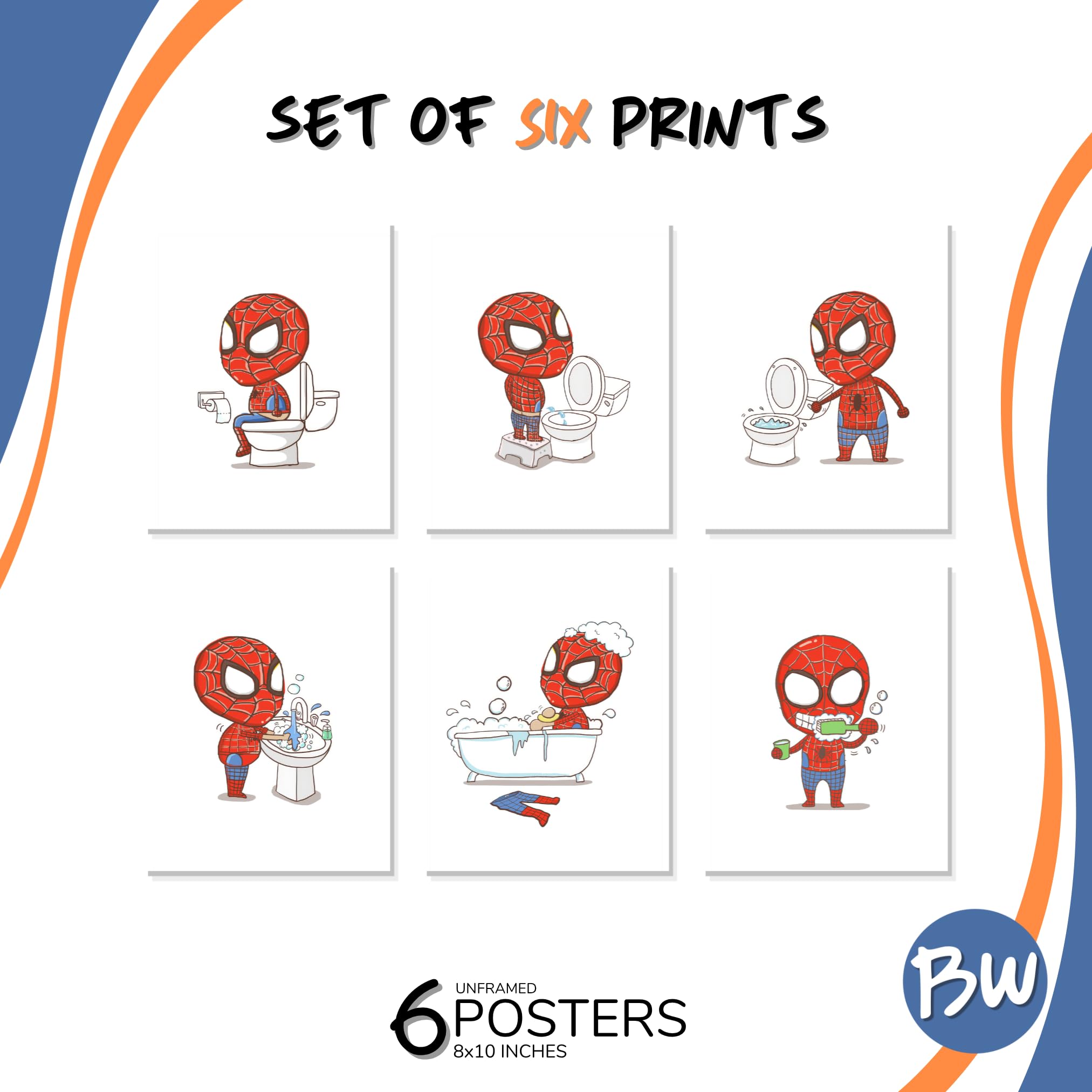 Amazon.co.jp: Bigwig Prints スパイダーマン スーパーヒーロー トイレ Amazon.co.jp: Bigwig Prints スパイダーマン スーパーヒーロー トイレ