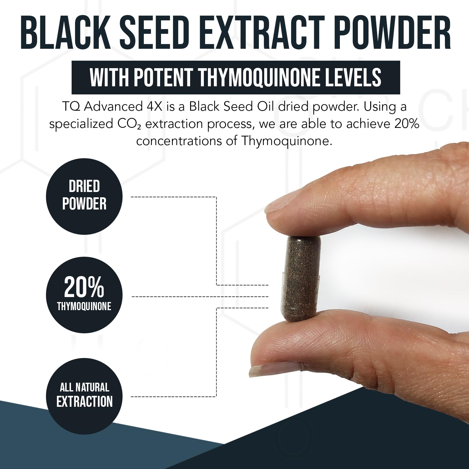 TQ-Advanced 4X® - 20% Thymoquinone Black Seed Oil Extract Capsules — Amazon image 2
