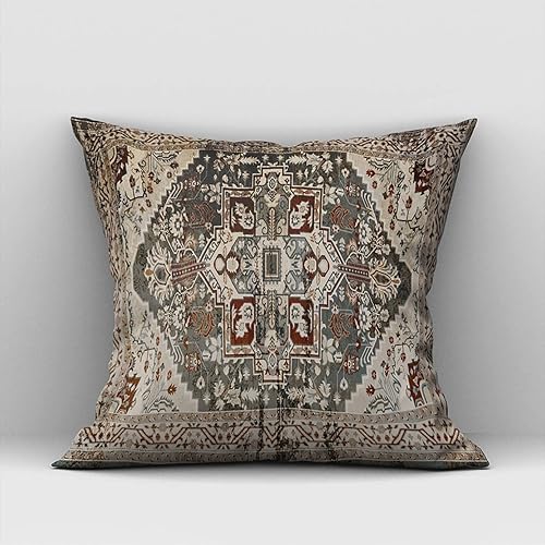 Miniatura 4 de WULIHUA Juego de 2 fundas de almohada decorativas de 24 x 24 pulgadas, de tamaño cuadrado, decoración del hogar, para dormitorio, cama, sofá, 24 x