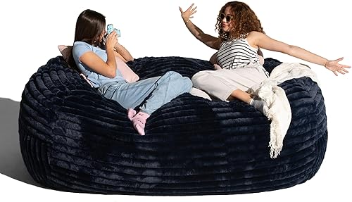 Miniatura 15 de Puff/tumbona gigante Saxx de la marca Jaxx, Espuma, Carbón Carbón vegetal,Camello,Chocolate,Negro -,Gris,Marfil,Terciopelo negro exuberante,Verde