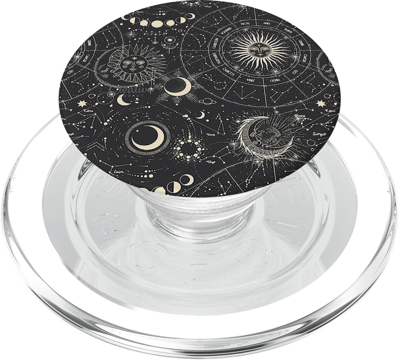 Moon Pop Socket Vintage Pop Socket for Phone Cute Moon PopSockets PopGrip for MagSafe