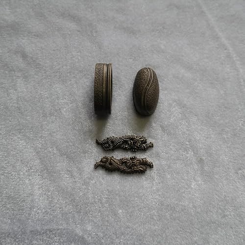 Miniatura 41 de Espada samurái japonesa KOSHIRAE – Fuchi Kashira Menuki 01-77