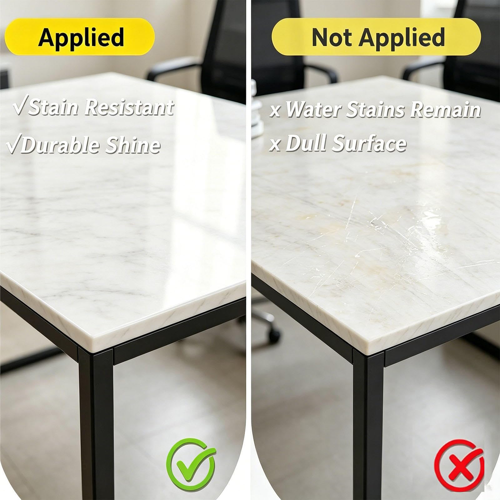 Protettivo Scrivania Trasparente Impermeabile all'olio Pellicola Tavolo Trasparente per Desktop Mobili e Pavimenti,40×72in