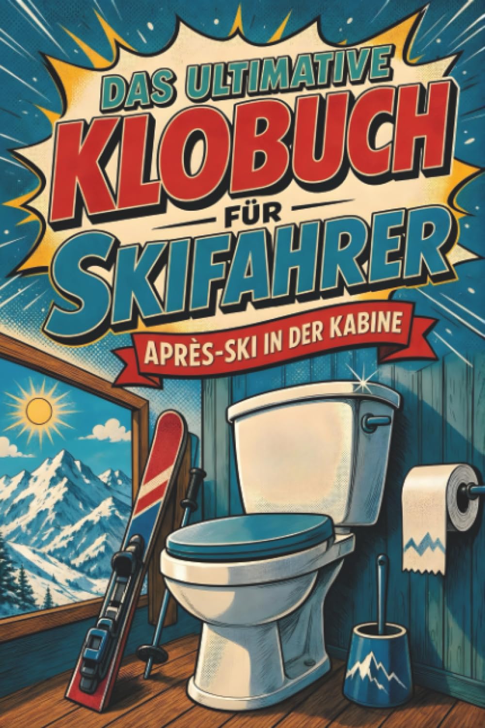 Das ultimative Klobuch für Skifahrer: Après-Ski in der Kabine. Lustiges Geschenk mit Lifehacks, Fun Facts und Geschichten