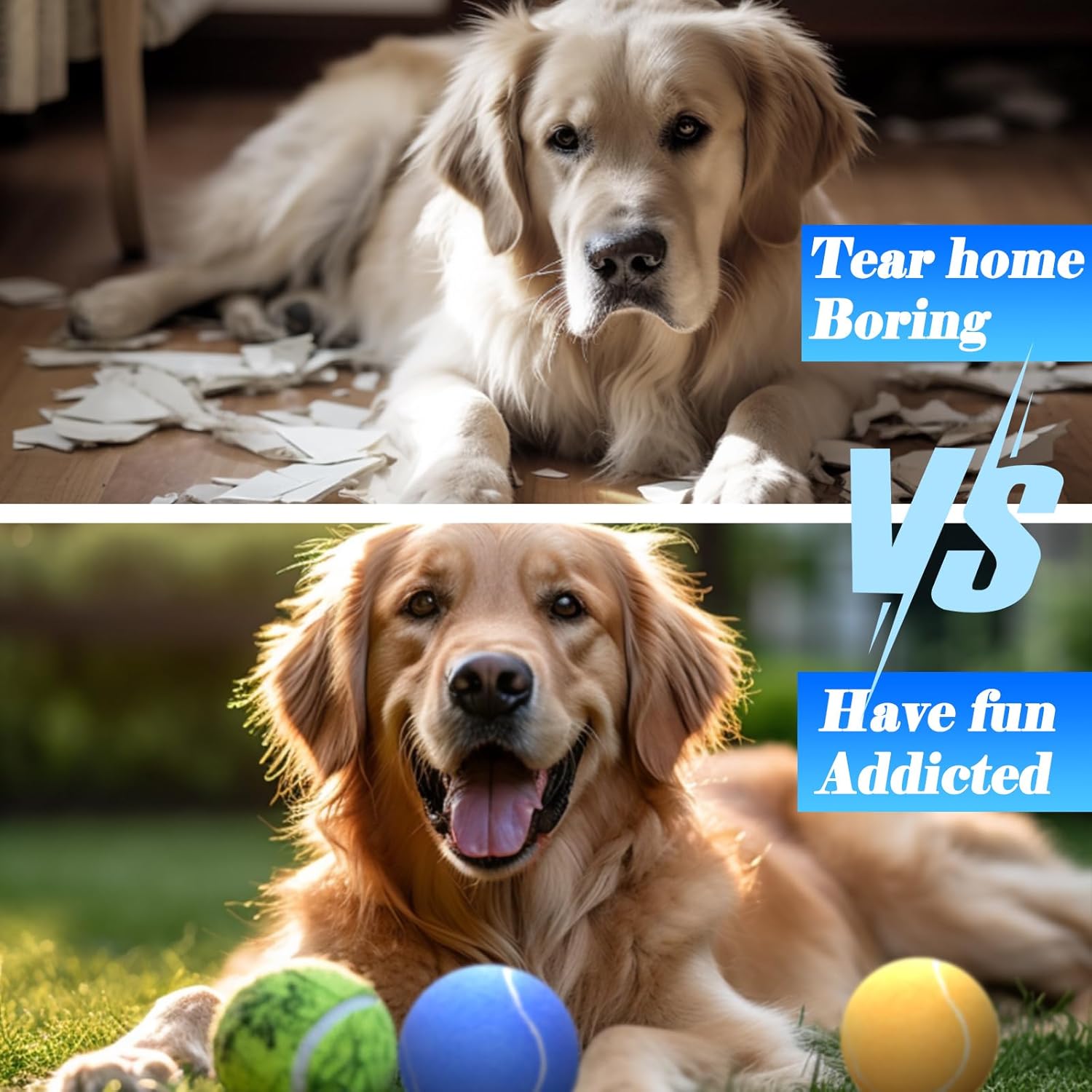 30 Pcs Dog Tennis Balls Bulk, 2.5 Inch Training Tennis Ball Pet Playing Ball Colored Mini Pet Balls for Large Medium Small Puppy Training Exercis, 15 Colors