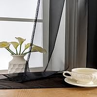 Vista 4 de Bufanda para ventana, cortinas de toldo de cama, arco de boda, tela drapeada de 216 pulgadas de largo (18 pies), cenefas de cortina para ventanas