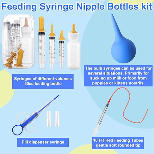 Miniatura 2 de Buryeah Kit de parto para cachorros, bolsa de nacimiento para mascotas, kit de parto para cachorros recién nacidos, suministros de parto para gatos,