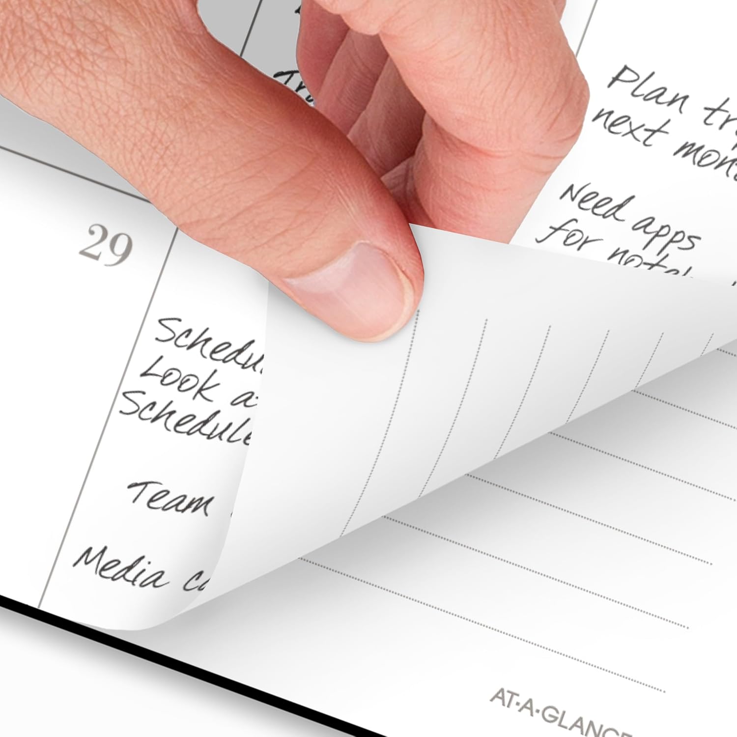 AT-A-GLANCE 2026 Planner, Weekly & Monthly, 5.5" x 8.5", Small, Signature Lite, Black (YP200L0526)