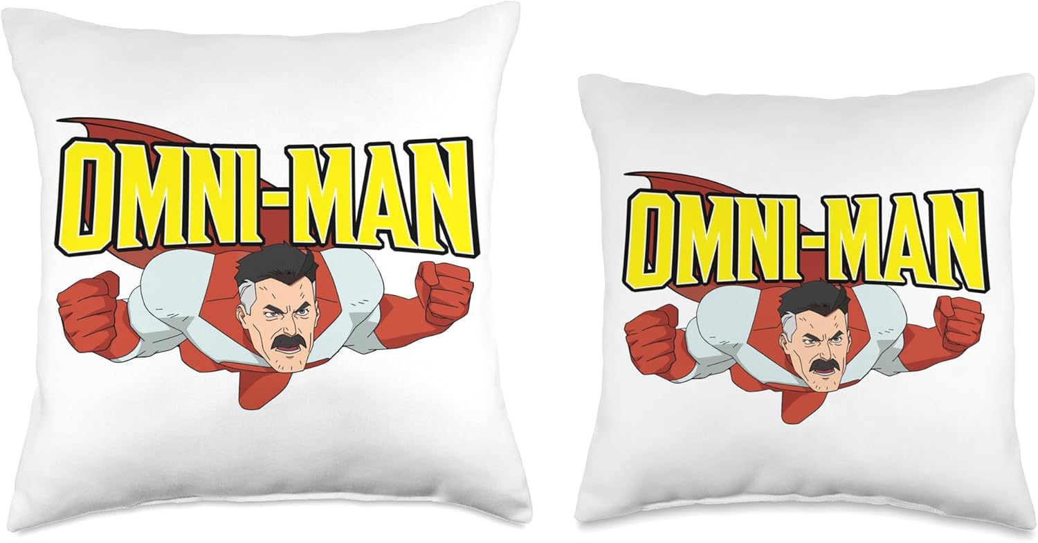 Invincible Animated - Omni-Man Throw Pillow