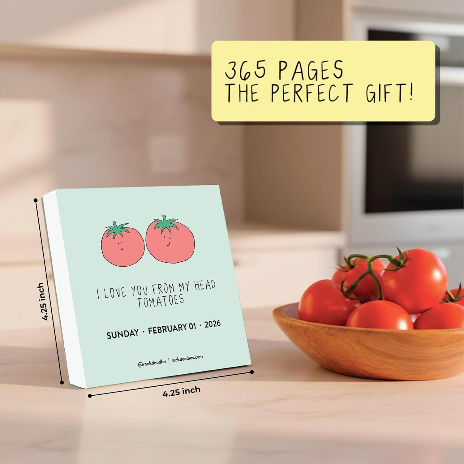 Rockdoodles 2026 Punny Day-to-Day Calendar | Funny Daily Desktop Calendar Christmas Stocking Stuffer Gift for Home or Office, Daily Tear Off Pages With New Puns | A Pun A Day by Rockdoodles - Image 2