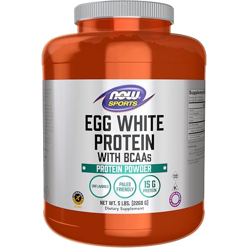 Egg White Protein Now Foods 5 lbs Powder