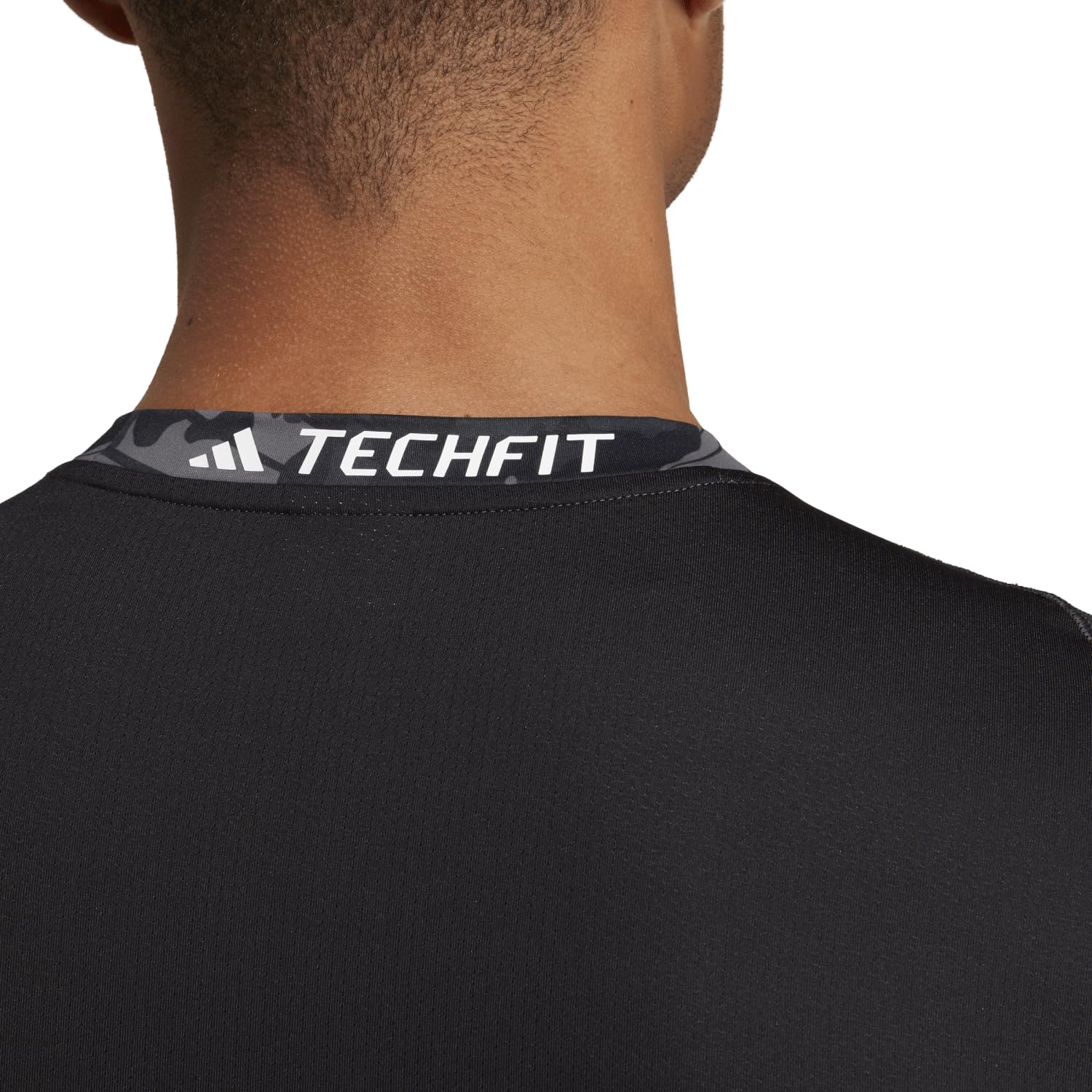Adidas Techfit Allover Print Training Short Sleeve T-Shirt Maglietta Uomo