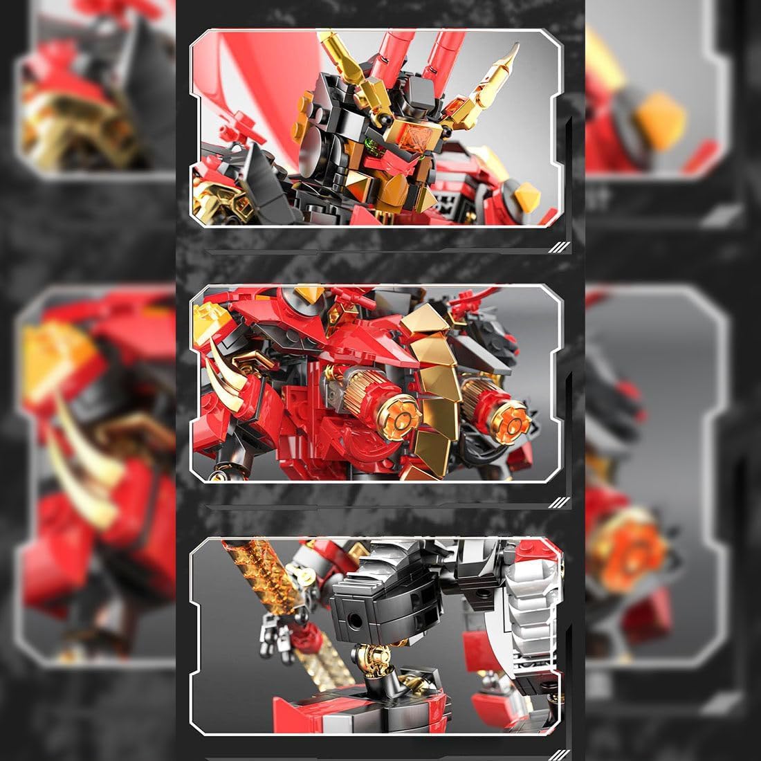 特撮 BIG LUCKY TOYS AMEKAJI DIEMOUSE Amazon.com: JOMIOD MOC China Chic Mecha Six-Eared Macaque