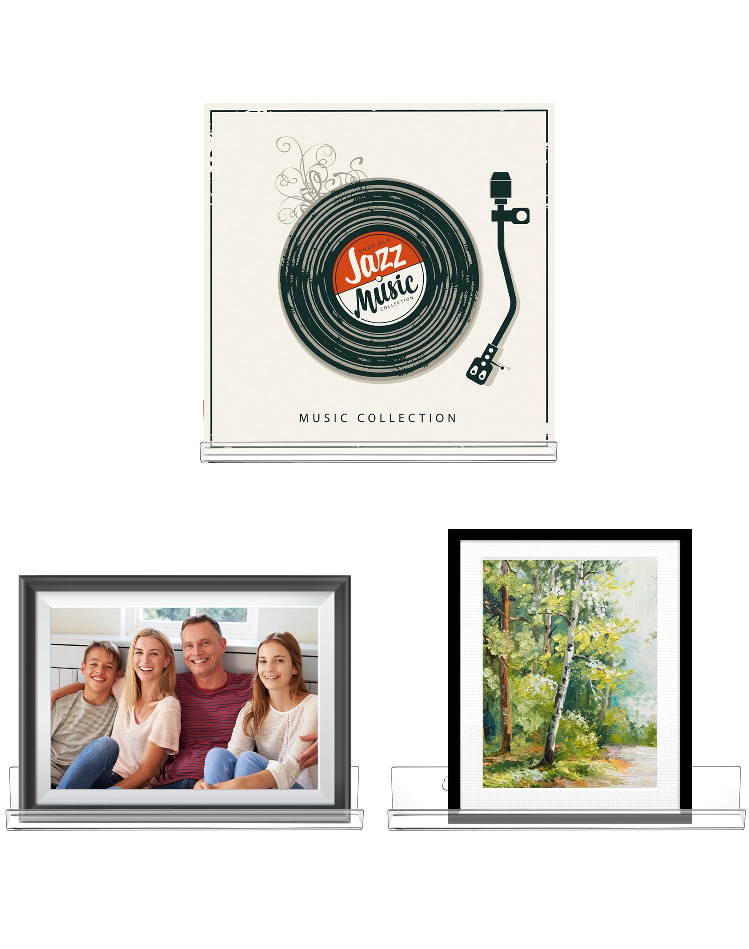 Acrylstandaard voor lederenwaren/mobiele tefefoon H6 cm