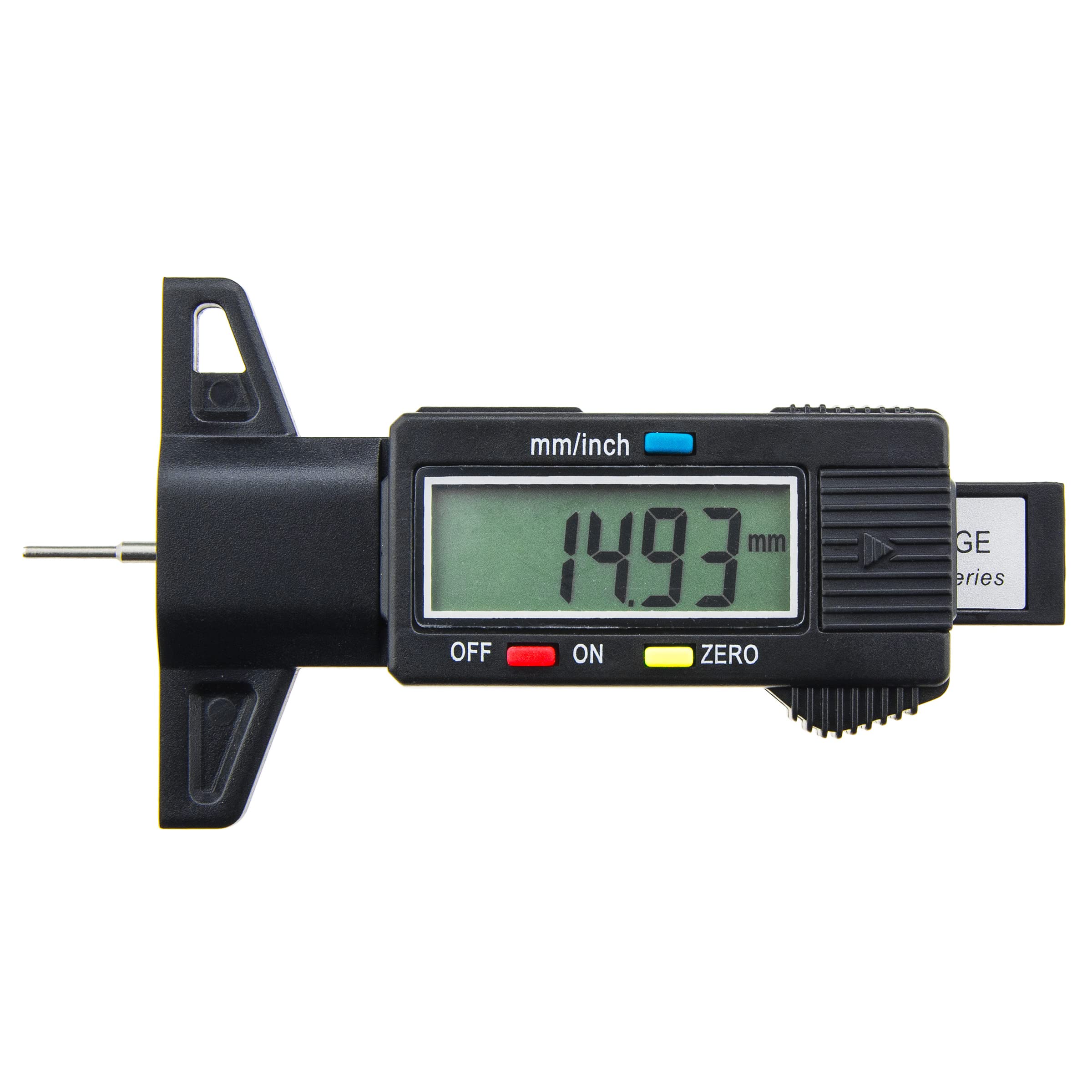 LCD DIGITAL PROFILTIEFENMESSER Reifen Lauffläche Reifenprofil Messer 0 254mm 135776132237