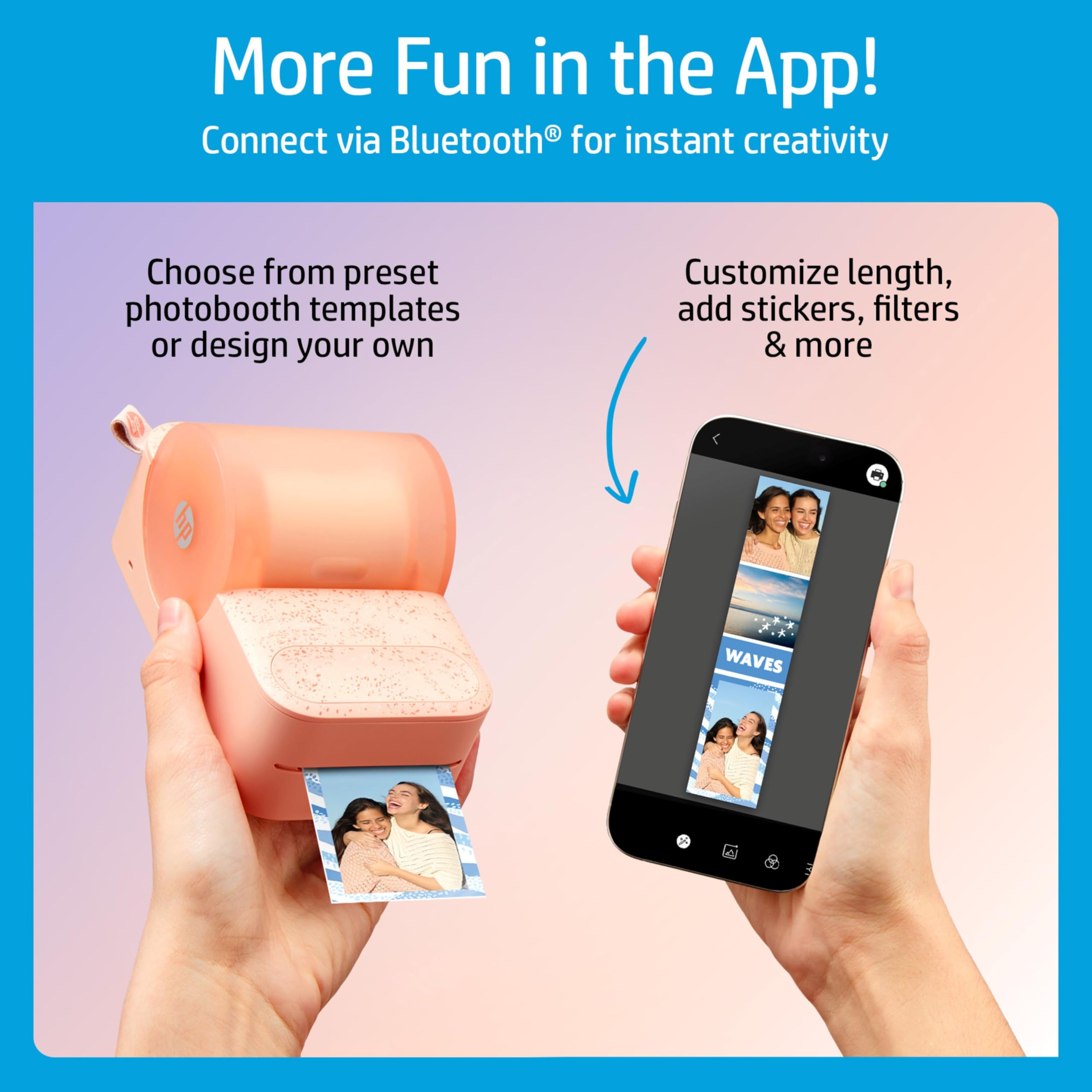 Amazon | HP Sprocket Panorama インスタントポータブルカラーラベル