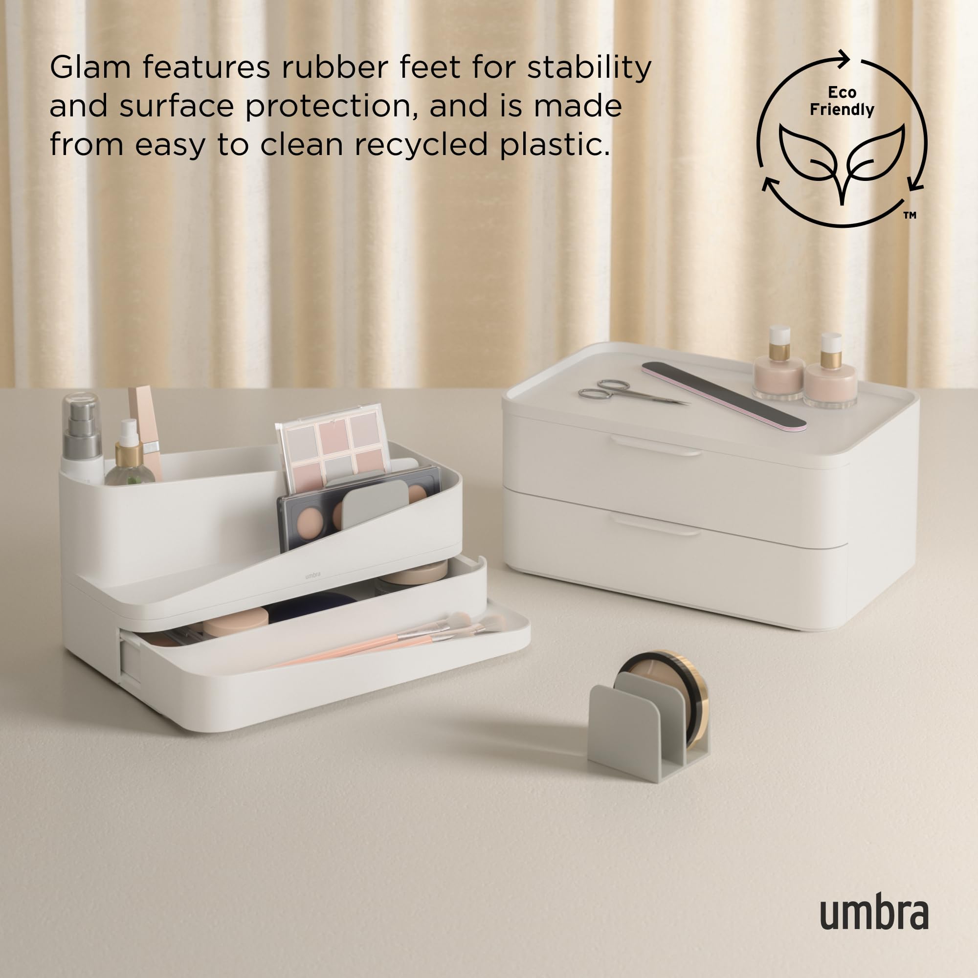 Umbra Glam duży organizer, biały/szary