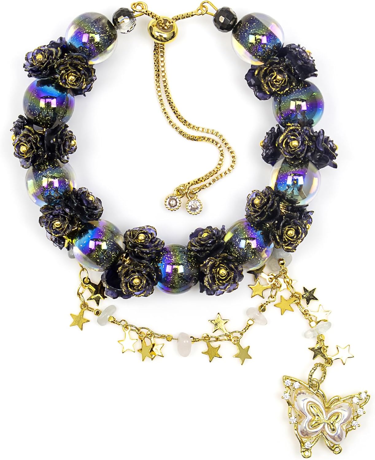 Sinitin Beaded Bracelets for Women,Anxiety Healing bracelet for women,Dream Catcher of Life Bracelet,12 mm Beaded Adjustable bracelet, Gift box packaging Jewelry Gifts for Women