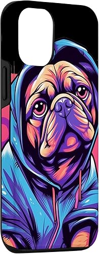 Miniatura 3 de Funda para iPhone 1212 Pro Pug Graffiti Pug Owner Pug Lover