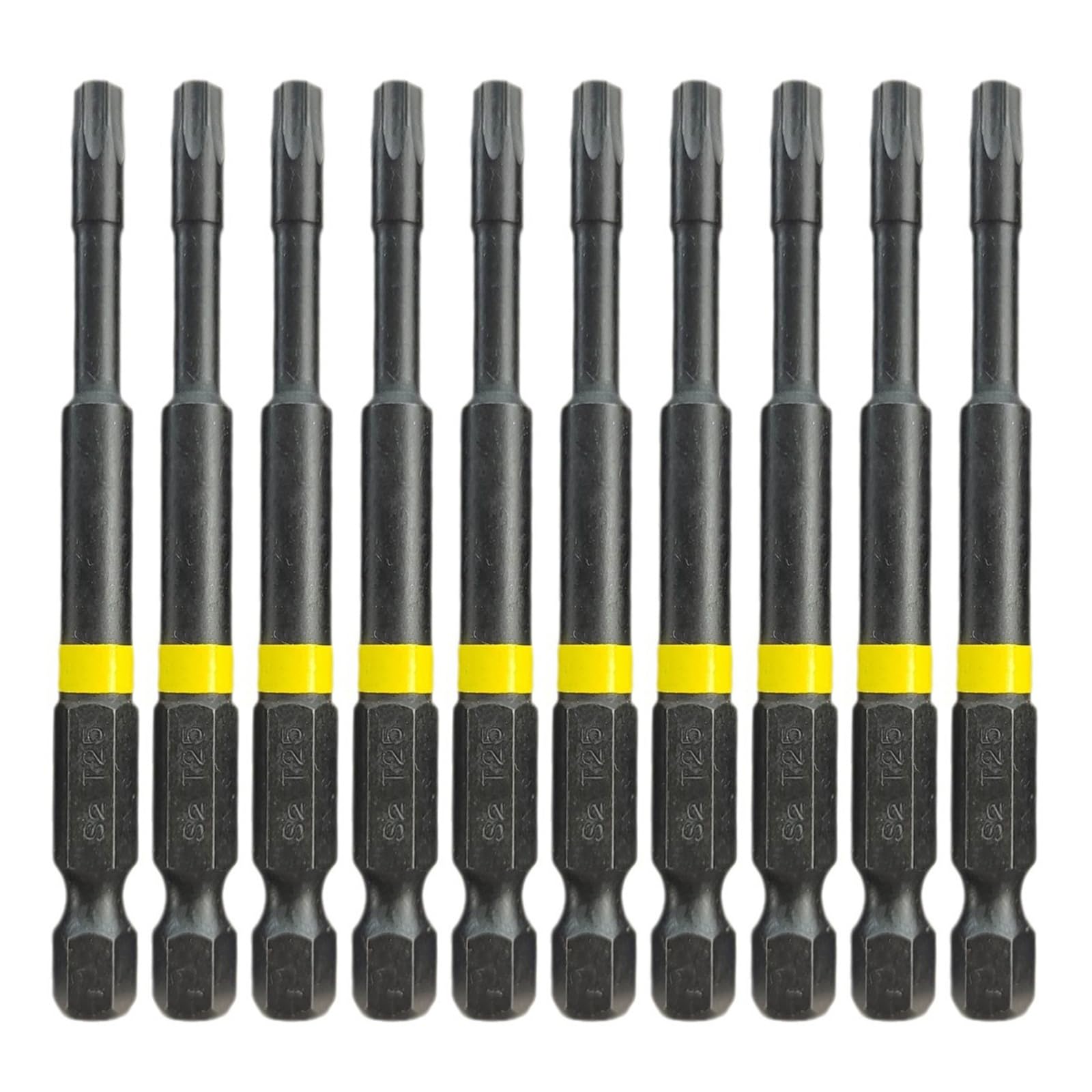10Pcs High Torques Star Bit Screwdriver Bit, Suitable for DIYer Projects and Professional Use with Various Size Screwdriver