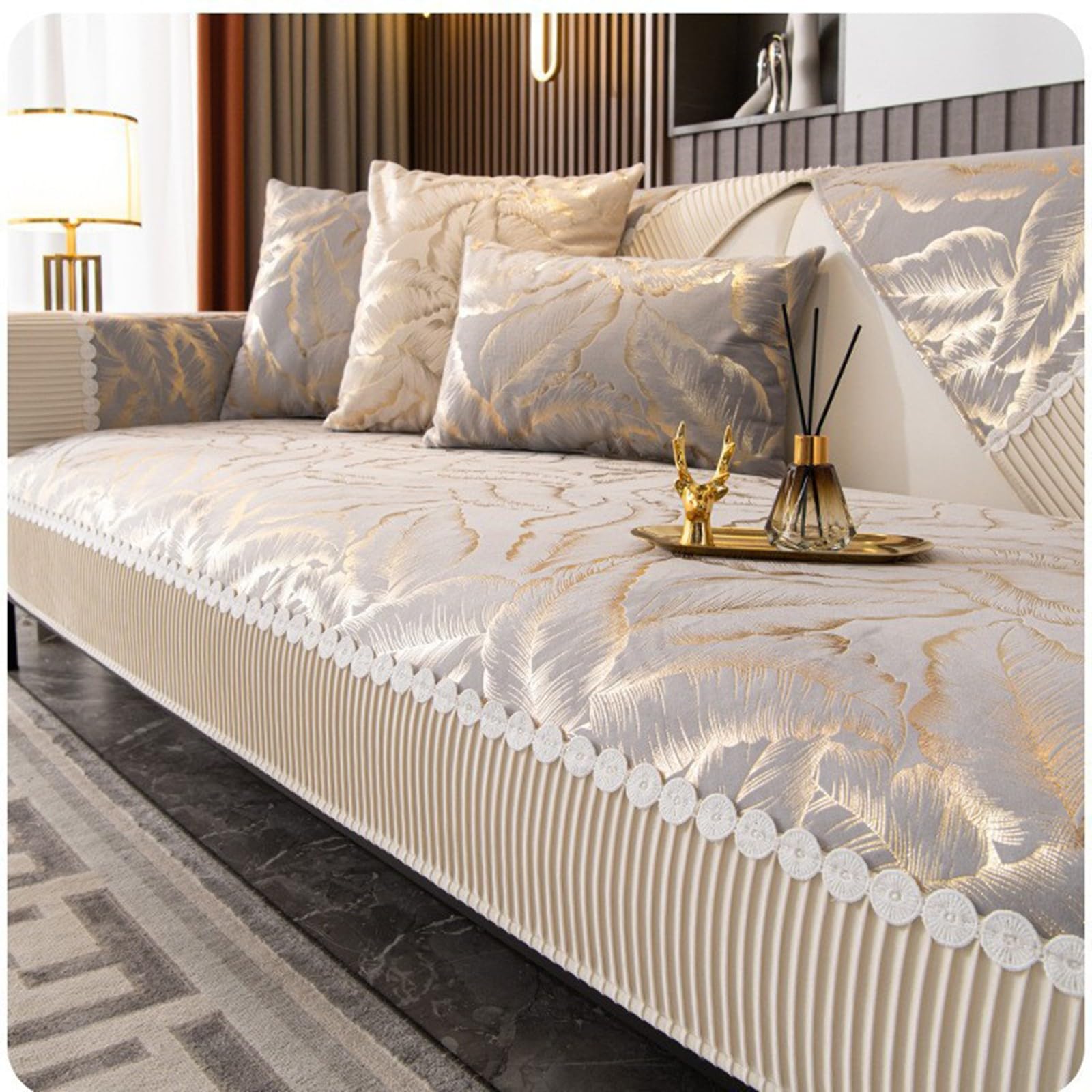 Generico Copripoltrona Relax Telo Copridivano In Ciniglia Foulard Copridivano Antigraffio Gatto Cani Copri Divano Telo Antiscivolo Fodera Divano Antimacchia Lavabile(Grey 2,90x240cm)