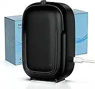 Waterless Oil Diffuser,Home Aromatherapy Scent Diffuser with APP & Timer|Whole House Oil Air Diffusers for Large Room,Office,Hotel Collection Use,Cover up to 1500 sq.ft-150ML,Compact,Quiet,Balck