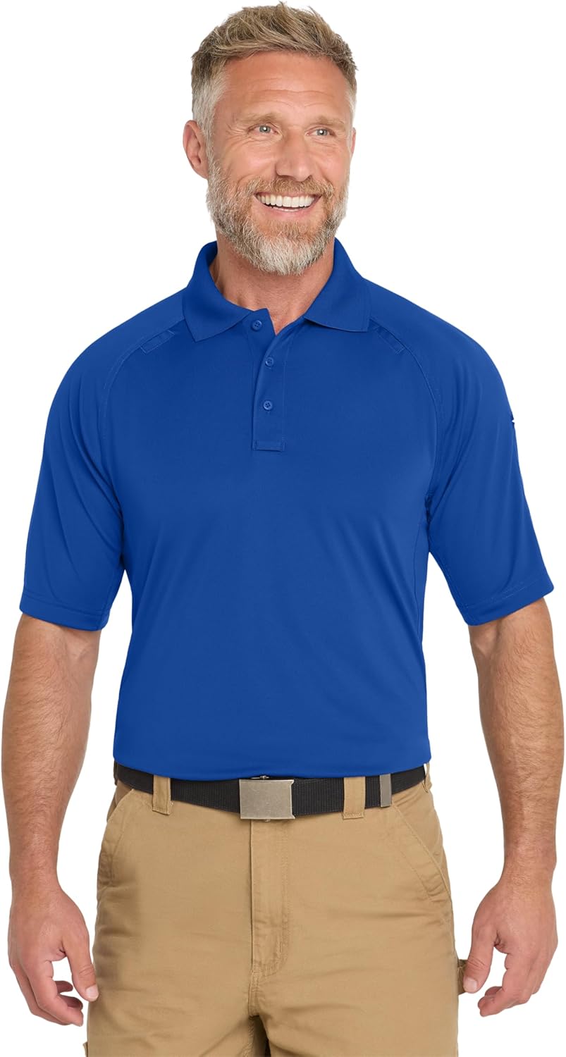 CornerStone Unisex Select Lightweight Snag-Proof Tactical Polo | Short Sleeve Work Shirt for Men & Women, Pen Slot, Mic Clip