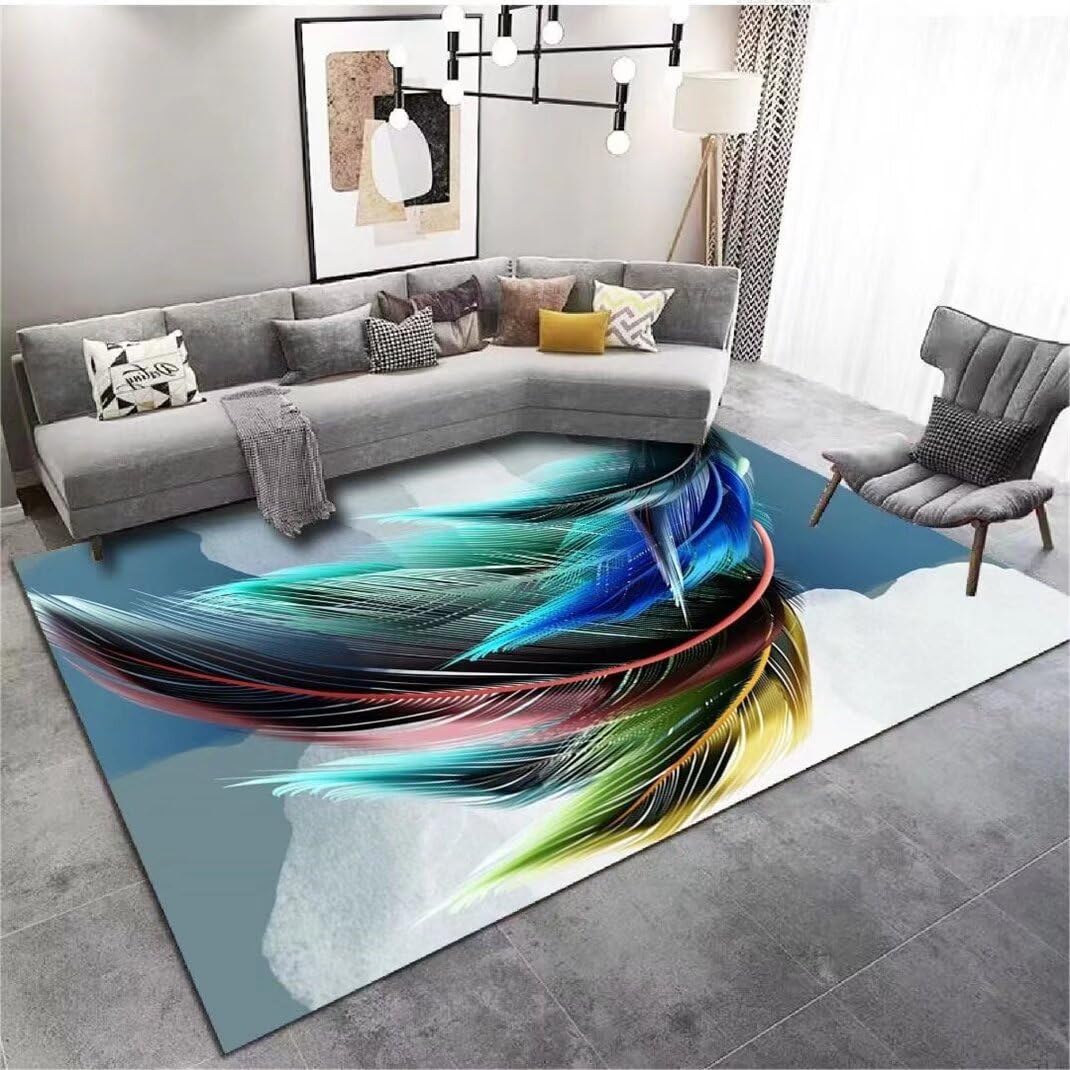 Moquette decorative de salon et chambre d'enfant pour espace de jeu doux
