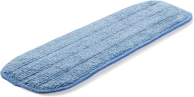 E-Cloth Mini Deep Clean Mop Head, Microfibre Mop Head Replacement for Floor Cleaning, Great for Hardwood, Laminate, Tile and Stone Flooring, Washable and Reusable, Blue