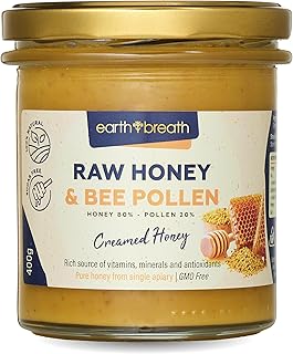 Sponsored Ad – Raw Honey with Bee Pollen – 400g | 100% Pure, Unfiltered & Unpasteurised | Natural, Single-Origin Honey – No Additives