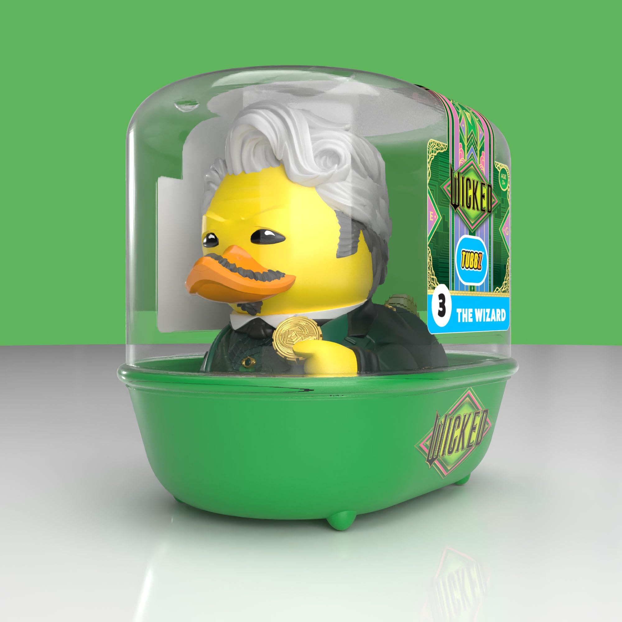 TUBBZ First Edition: Wicked For Good - Wizard of Oz Cosplaying Rubber Duck Vinyl Figure, Wizard of Oz (Bathtub) - Image 2