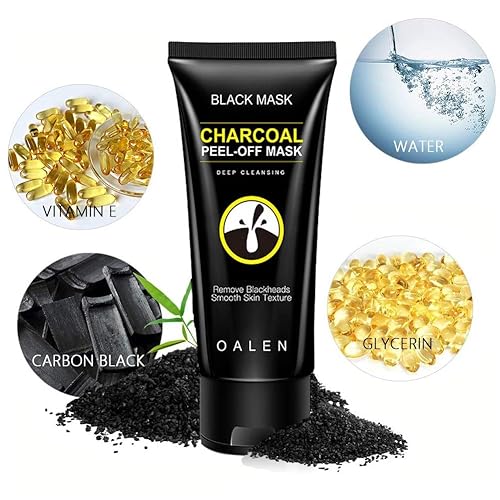 Miniatura 3 de Blackhead Remover Mask Bamboo Activated Charcoal Peel Off Black Head Mask Deep Cleansing Facial Pores Face Mask