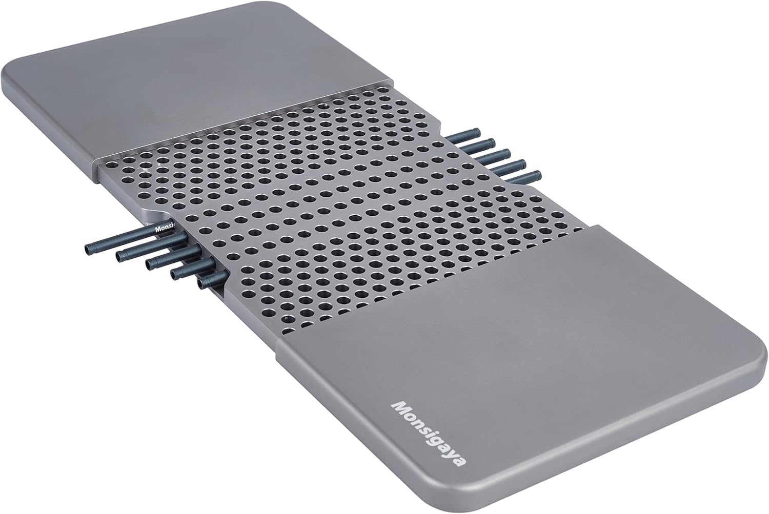290 Compartment Metal Storage Box with Built-in 10 Aluminum Alloy Straws (290)