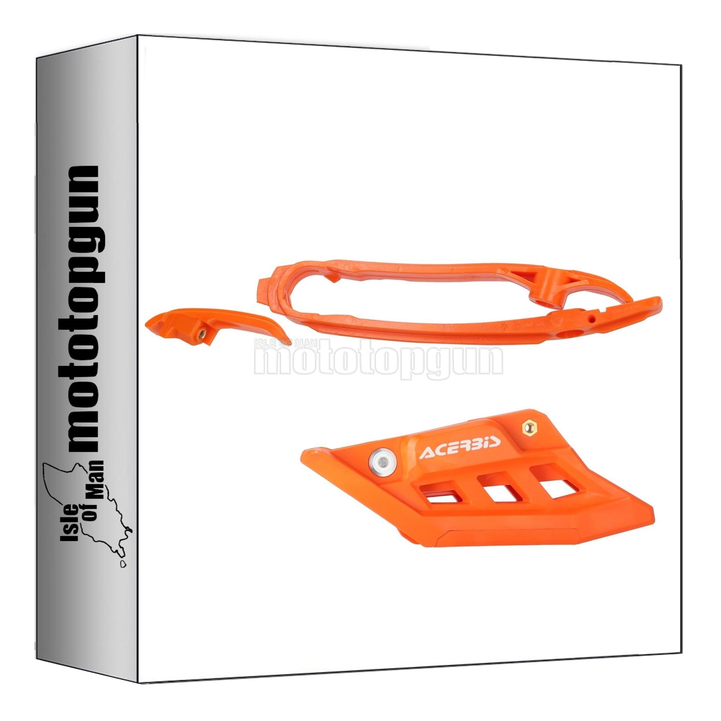 Guía de cadena Acerbis 0026132.010 naranja para Husqvarna TE 250 2024 3