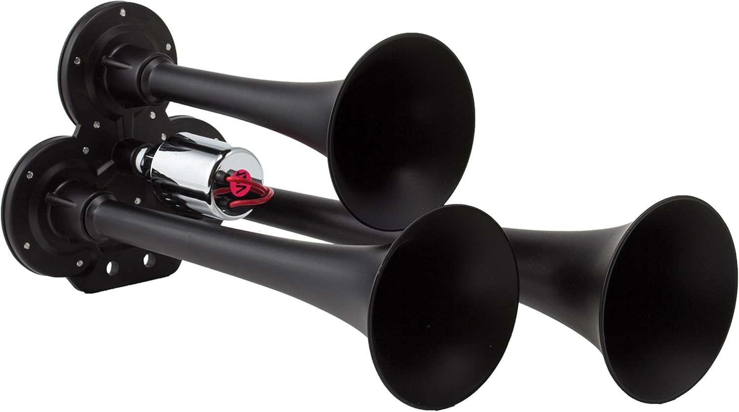 Kleinn Air Horns 1301 Black XCR 2.0 Zinc Alloy Mini Triple Train Horn