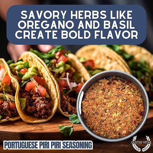 Miniatura 6 de Condimento portugués Piri Piri Fire | Todo natural | Sin OMG | 1.8 oz (51 g) | Mezcla de especias gourmet | Lote pequeño | Masaje artesanal |