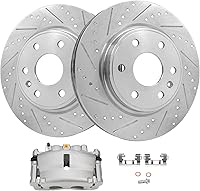 Vista 16 de Detroit Axle - Rotores de freno delantero para Mazda 3 2004-2013, Mazda 3 Sport 2010 2012-2013, reemplazo de rotores de freno de disco: rotor