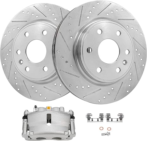 Miniatura 17 de Detroit Axle - Rotores de freno trasero para Cadillac SRX Saab 9-4x 2010 2011 2012 2013 2014 2015 2016 Rotores de freno de disco de repuesto