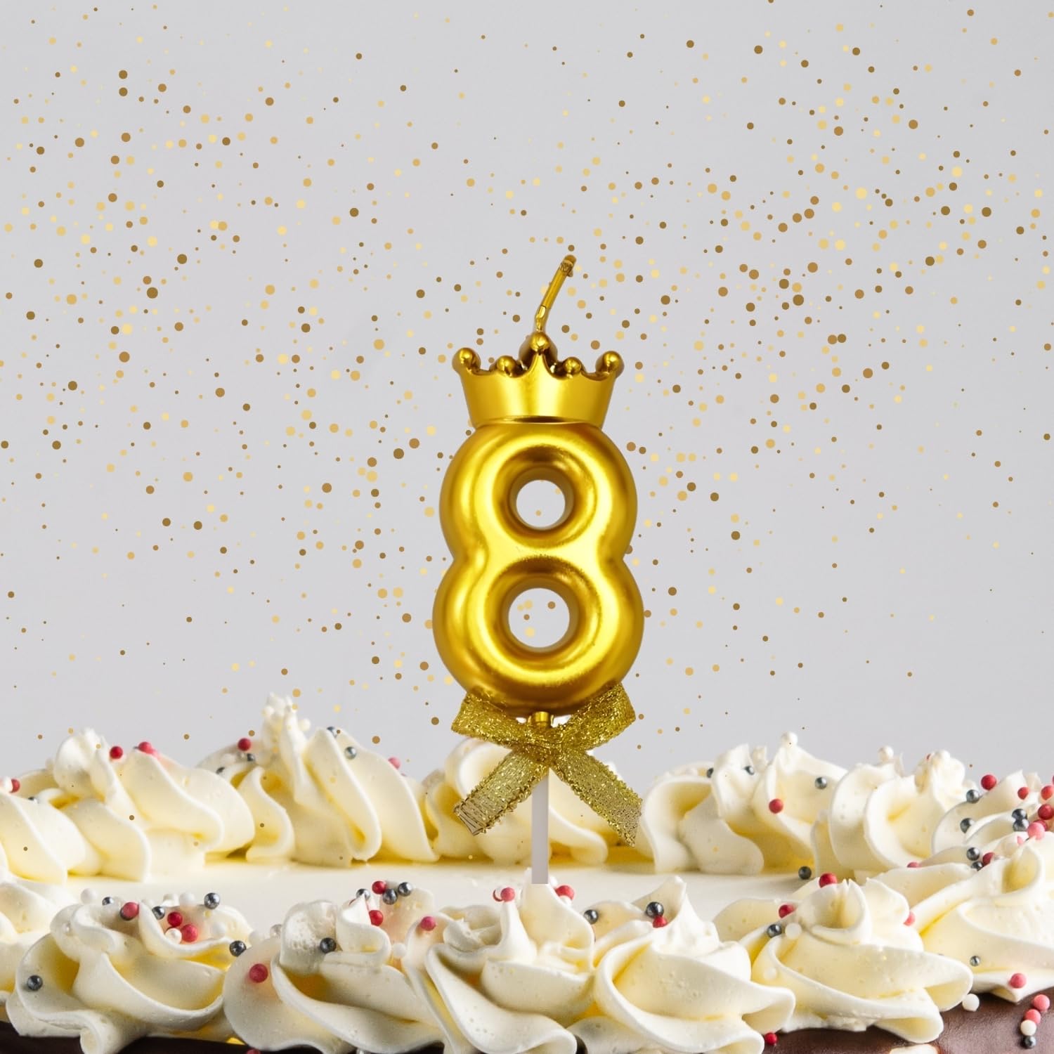 Number 9 Crown Candle - 9th Birthday Cake Decoration -12