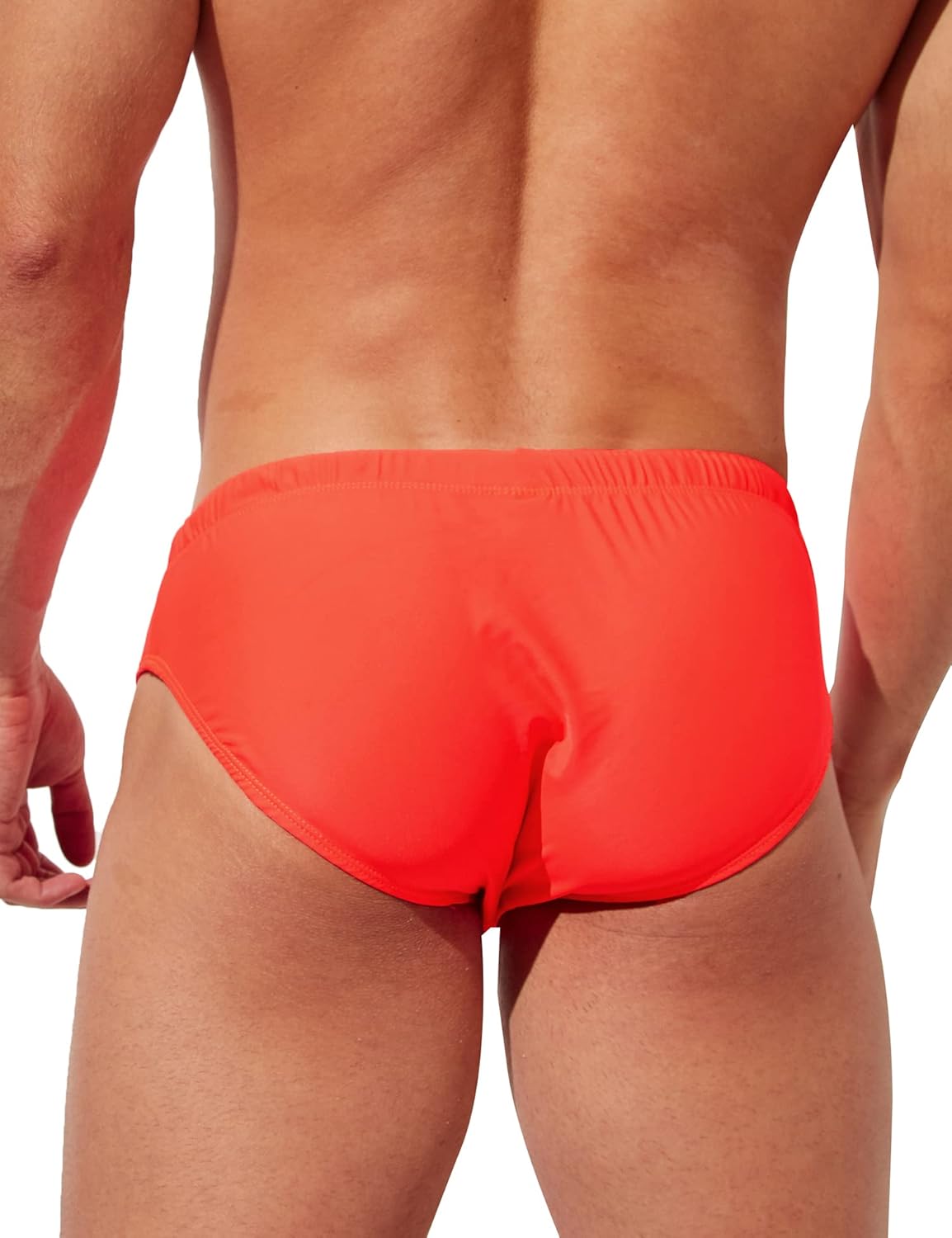 F plus R Men's Low Rise Swimwear Briefs Bikini Swimsuit Adjustable Drawstring Removable Pad - Image 5