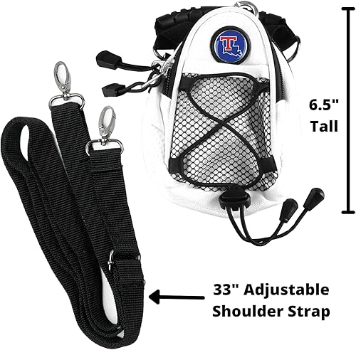 Miniatura 2 de LinksWalker Louisiana Tech Bulldogs - Mini Day Pack - Riñonera cruzada blanca