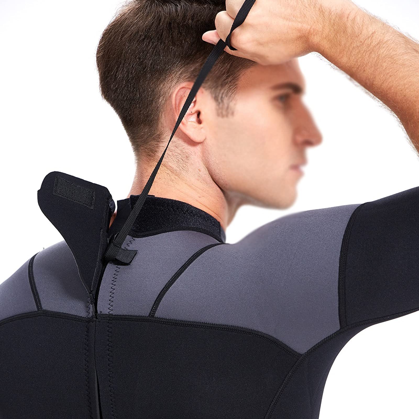 Muta umida per gli uomini 3MM Neoprene Muta da Uomo Scuba Diving Suit Un pezzo e Chiudi Corpo Scuba Immersione Surf Costume da bagno Manica Corta Triathlon