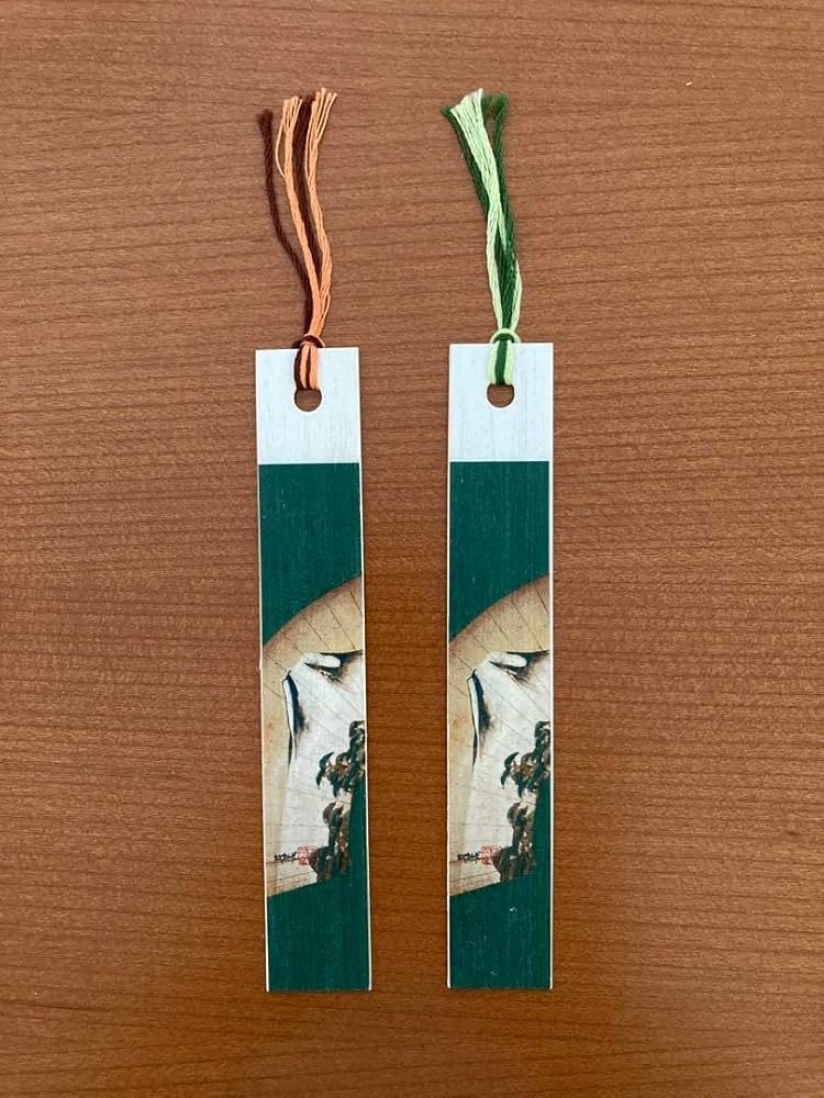 Amazon | しおり 栞 尾形琳 重要文化財 扇面貼交手筥 富士図