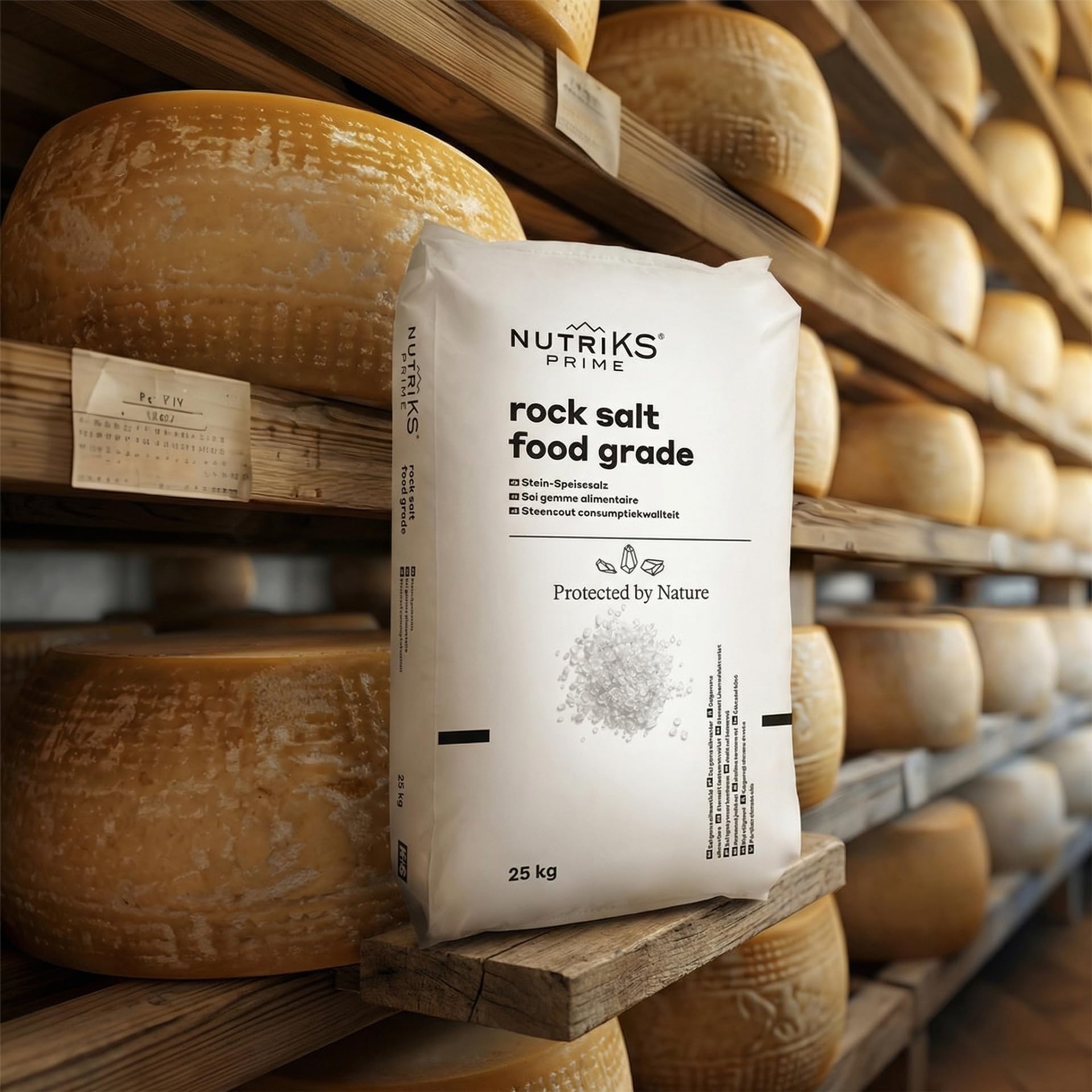Kristall- Natursalz im 25 kg Sack natürliche Qualität