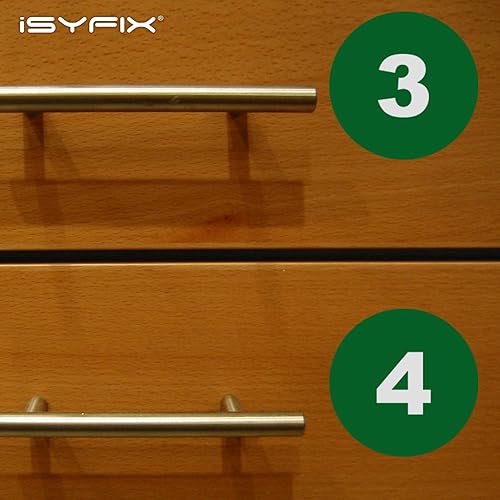 Miniatura 83 de iSYFIX Calcomanías amarillas de números consecutivos – 1 a 100, 2 pulgadas, 1 juego – Vinilo autoadhesivo de alta calidad, ideal para inventario
